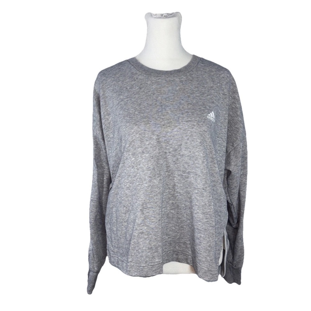 Adidas Women’s Crewneck Sweatshirt With Side Slits Size Large